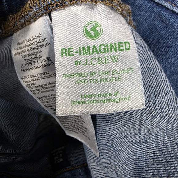 J.Crew Jeans Mens 32x30 Blue Slim Mid Rise Flex Stretch Medium Wash - Picture 7 of 10